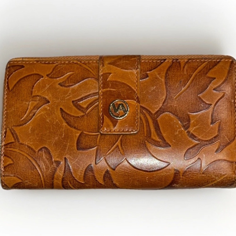 Valentina Brown Leather Wallet